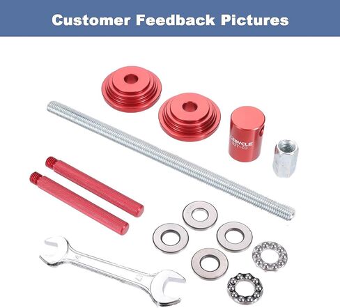 Bike Headset Cup and Bottom Bracket Press Installation Tool, Bicycle Crank Removal Tool, Bicycle Repairing Accessories Bearing Installer in Saudi Arabia