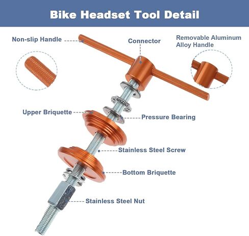 أداة تركيب بالضغط على كأس سماعة الرأس ودعامة سفلية، أداة إزالة كرنك الدراجة، ملحقات إصلاح الدراجة، مثبت المحمل in Kuwait