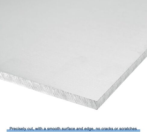 MECCANIXITY 6061 T6 Aluminum Sheet, 10 x 17 x 1/16 Inch Rectangle Heat-treatable Aluminum Sheet Flat Metal Plate Covered with Protective Film for Industrial, Crafting in Saudi Arabia