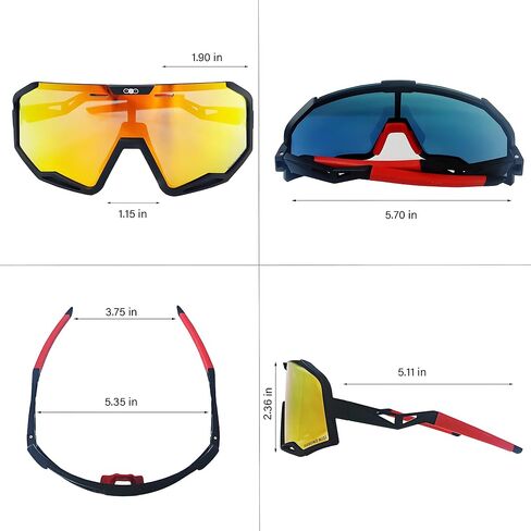 Cycling Glasses Outdoor Sunglasses MTB Men Women Sport Goggles UV400 Bike Bicycle Eyewear in Saudi Arabia