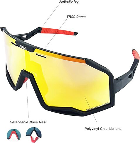 Cycling Glasses Outdoor Sunglasses MTB Men Women Sport Goggles UV400 Bike Bicycle Eyewear in Saudi Arabia