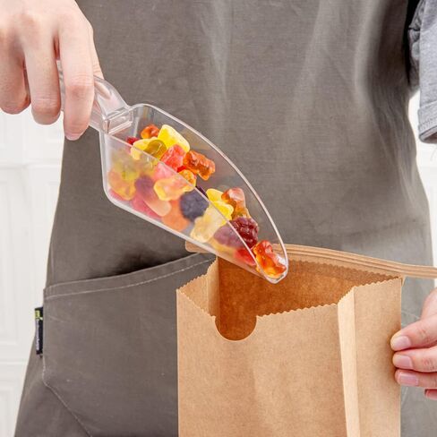 Restaurantware Met Lux مغرفة ثلج 24 أونصة 1 مغرفة طعام مسطحة القاع - فتحة تعليق بحافة أمامية مشطوفة ومغرفة دقيق بلاستيكية شفافة من البولي كربونات خفيفة الوزن للثلج أو المكونات الجافة in Saudi Arabia