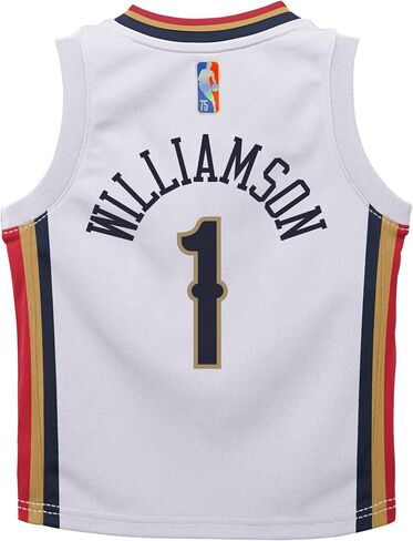 Zion Williamson New Orleans Pelicans White #1 Infants Toddler City Edition Swingman Jersey - 24 Months in Saudi Arabia
