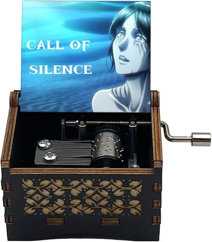 Engraved Wooden Music Box Antique Carved Hands Crank Musical Box Gift for Lover, Boyfriend, Girlfriend, Husband, Wife (Bink's Sakes 01) in Saudi Arabia
