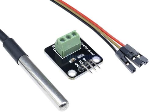 DS18B20 Temperature Sensor Module Kit with Waterproof Stainless Steel Probe for Raspberry Pi in Saudi Arabia