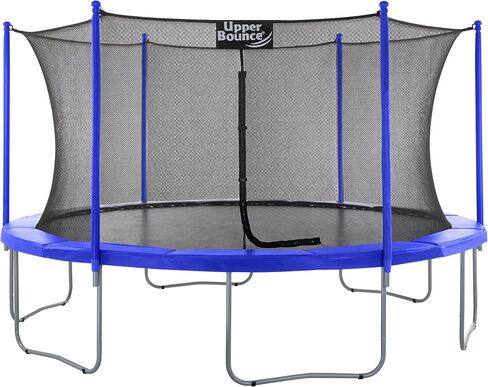 Machrus Upper Bounce Trampoline 7.5FT 9FT 10FT 12FT 14FT 15FT 16FT, Recreational Trampolines with Enclosure- ASTM Approved- Outdoor Trampoline for Kids and Adults with Safety Net and Spring Padding in Saudi Arabia