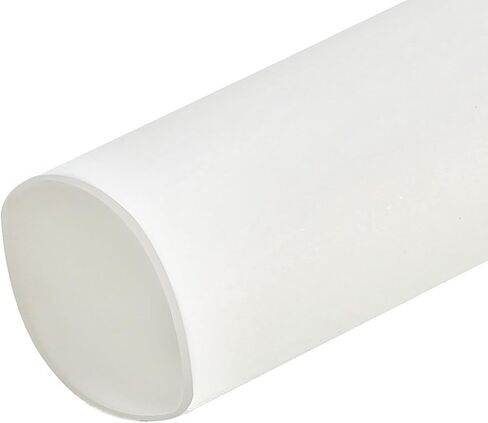 TOP-VIGOR 10mm(3/8 Inch) Heat Shrink Tubing 3.28FT 2:1 Ratio Adhesive-Lined Heat Shrink Tube, Heat Shrink Sleeving for Electrical Insulation Repairs, Wrap Cable, Wire Connectors, White in Kuwait
