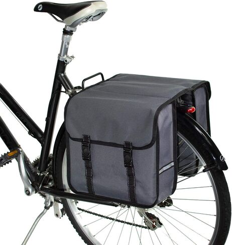 BikyBag Classic - Bike Double Bag, Stylish and Colorful Double Panniers (Brown Daisy) in Saudi Arabia