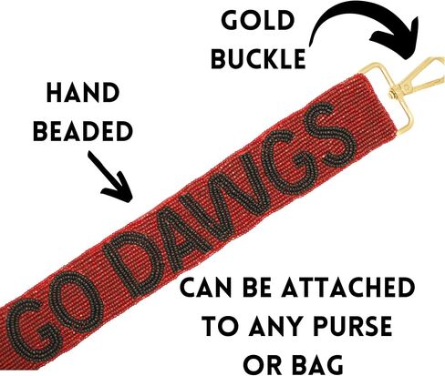 Beaded Purse Strap Football | Beaded Purse Strap Gameday | Cross Body Bag Strap | Purse Strap for Game Day (Tide) in Saudi Arabia