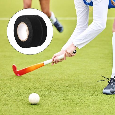 12pcs Lacrosse Stick Tapes, Cotton Tape Non-Precut Hockey Stick Grip Tapes Sweat-Absorbent Grip Tape for Golf Baseball Bats White Bar Cloth Tape in Saudi Arabia