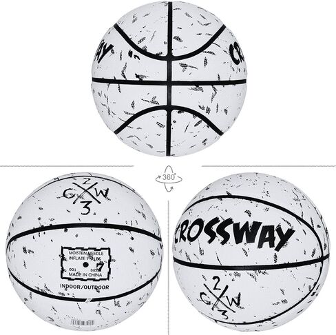 Outdoor Basketball Composite Leather Ultra-Grip – Size 5 6 7 Indoor Basketballs Excellent Bounce Durable with Pump in Saudi Arabia