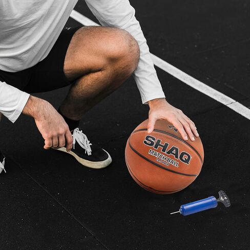 كرة السلة Shaq مقاس 29.5 بوصة مع مضخة صغيرة، منتج مرخص رسميًا، حجم كرة السلة الرسمي مع قبضة متينة in Kuwait