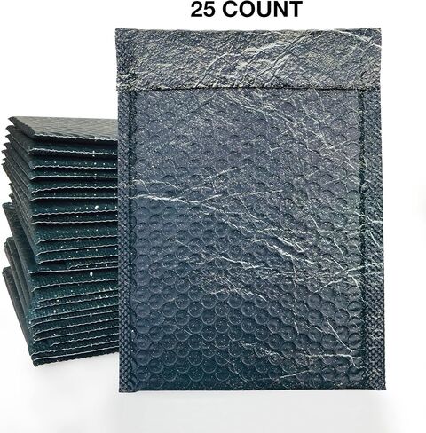 Great Papers! Bubble Mailer Shipping Envelope, Faux Leather Design, Self-Seal, for Small Business, Boutique, Gifts, Water Resistant 25 Pack (2022022) in Saudi Arabia