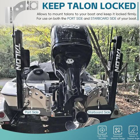 استبدال للوحة تثبيت Minn Kota 1810340 Talon Jackplate G2-Port/يمين، دعامة لوحة جاك مثبتة على جانب Talon، دعامة تثبيت Talon للميناء أو الجانب الأيمن، لدعامة تثبيت Minn Kota Talon in Saudi Arabia