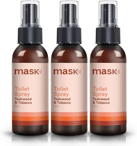 Mask Toilet Spray - Travel Size Bathroom Spray, Pack of 3, Odor Neutralizer Spray, Poop Spray Odor Eliminator, Bathroom Air Freshener, Bathroom Deodorizer - Champagne & Strawberries Scent, 10.2 Fl Oz in Saudi Arabia
