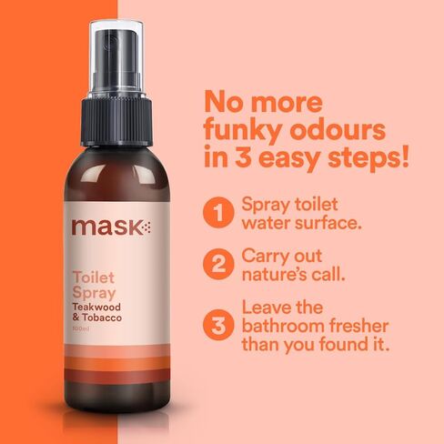 Mask Toilet Spray - Travel Size Bathroom Spray, Pack of 3, Odor Neutralizer Spray, Poop Spray Odor Eliminator, Bathroom Air Freshener, Bathroom Deodorizer - Champagne & Strawberries Scent, 10.2 Fl Oz in Saudi Arabia
