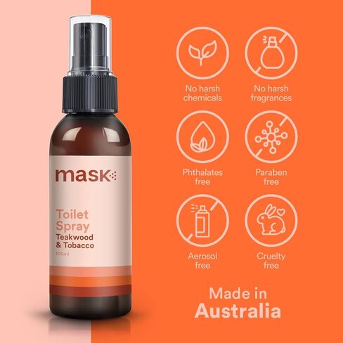 Mask Toilet Spray - Travel Size Bathroom Spray, Pack of 3, Odor Neutralizer Spray, Poop Spray Odor Eliminator, Bathroom Air Freshener, Bathroom Deodorizer - Champagne & Strawberries Scent, 10.2 Fl Oz in Saudi Arabia