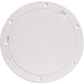 BECKSON MARINE PRY DECK PLATE 8" WHT NONSKID, White