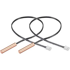 uxcell 2 Pcs 15K NTC Thermistor Probe 15.7 Inch Copper Sensitive Temperature Temp Sensor for Air Conditioner