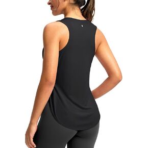 Soothfeel المرأة تجريب تانك القمم Racerback أكمام تشغيل التنس قميص فضفاض صالح الرياضة الصالة الرياضية ممارسة اليوغا رياضية أعلى in Kuwait