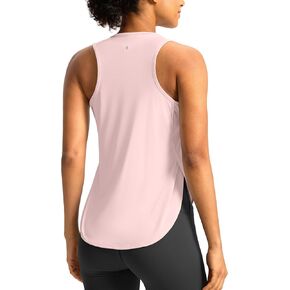Soothfeel Women's Workout Tank Tops Racerback Sleeveless Running Tennis Shirt Loose Fit Sports Gym Exercise Yoga Athletic Top
