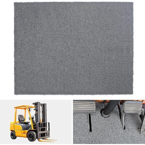 23.6 x 31.5in Forklift Floor Mat, Easy to Cut and Clean Forklift Mat, Forklift Accessories to Protect Forklift Floor, Floor Mat for Forklift, Mower, Tractor, Backhoe