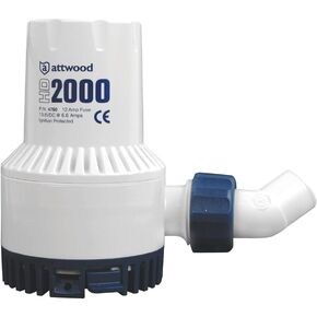 attwood Heavy-Duty Bilge Pump 2000 Series - 12V - 2000 GPH