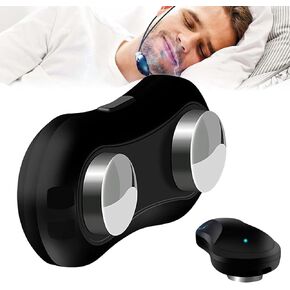 Smart Snore Stopper Device, USB Electronic Smart Anti Snoring Circle Throat Snoring Sleep Aid, Ergonomics and Easy to Use Anti Snoring Device for Man and Women in Saudi Arabia