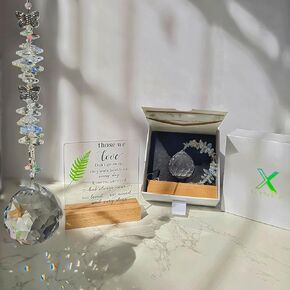 Memorial Light Crystal,Sympathy Gifts for Loss of Loved One,Unique Sympathy Gifts,in Memory of Loved one Gifts,for Loss of Family,Loved Ones or Friend,Best for Funeral Gifts and Daily Remembrance Gift