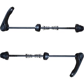 1Pair Blue-Black Bike Wheel Hub Front and Rear Skewers Clip Quick Release Bolt Lever Axle Set Mountain Bicycle Accessories for Mountain Bike Hubs Wheels and Accessories