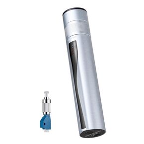 Fiber Tester 15Km Visual Fault Locator FC/SC/ST Universal Interface Li-ion Battery USB Type-C Charge with 1pc FC to LC Adapter