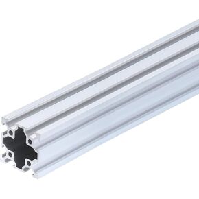 MECCANIXITY 1 Pcs 4040 V Slot Aluminum Extrusion 400mm(15.75 Inch) Silver Anodized Linear Rail for 3D Printer Laser Engraving Machine