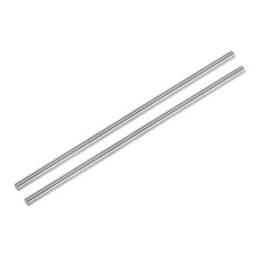 uxcell 2pcs Linear Motion Rods 8mm x 370mm (0.31 x 14.57 Inches) Case Hardened Chrome Plated Linear Rail Shaft Round Guide for 3D Printer, DIY, CNC Metric h8