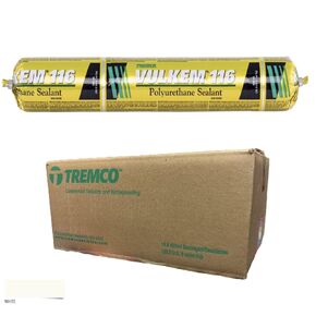 Tremco White Vulkem 116 Polyurethane High-Performance Sealant 20.3 fl/oz (426806-385),Case of 15…