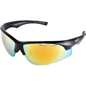 All-in-One Sport Sunglasses for Men Women Youth with Z87.1 Safety Glasses Half-Rim Shield Eyewear UV Protection in Saudi Arabia