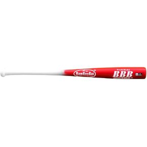 BamBooBat by Pinnacle Sports Equipment INC. Youth Durable Bamboo Baseball Bat for Players Aging 5-13 Years Old - 100 Day Warranty