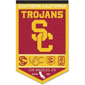 USC Trojans Heritage History Banner Pennant