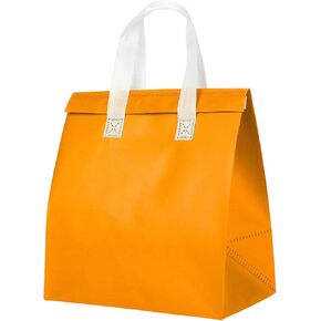 PATIKIL Insulated Take Away Bags, 15 Pcs Insulation Cooler Bag Grocery Thermal Bags 11.8 x 7.9 x 12.6 Inch for Hot Cold Frozen Food Delivery, Blue