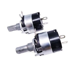 2pcs 10K ohm B10K Linear Potentiometer ON/Off Switch WH137-2 RV137-2