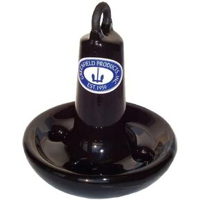 Greenfield 515B Vinyl Coated Mushroom Anchor - Black, 15 lb.
