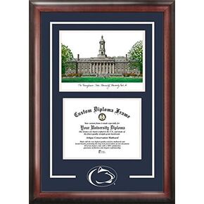 Campus Images PA994SG Penn State Nittany Lions Spirit Graduate Diploma Frame, 8.5" x 11"