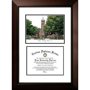 Campus Images SC994LV Clemson University Legacy Scholar Diploma Frame, 8.5" x 11"