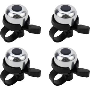 Aluminum Bicycle Bell, Mini Classic Bike Bell Loud Crisp Clear Sound Bicycle Bike Bell Ring Bell for Road Bike Mountain Bike Scooter Handlebars
