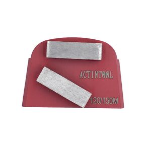 Double Bar Seg Concrete Surface Preparation Diamond Grinding Metal Disc for Lavina Floor Grinder (pack of 3)