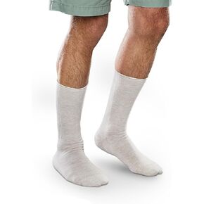 Seamless Crew Socks for Diabetes, Arthritis, or Sensitive Feet, 1 Pair (2 Count)