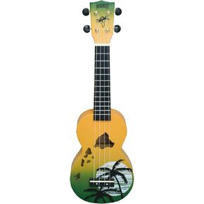 Mahalo Ukuleles Mahalo Designer Series Ukulele, Right Handed, Purple Burst, Soprano (MD1HA ppb)