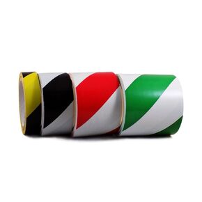 GGR Supplies T.R.U. SST-618C Black & White Hazard Warning Safety Stripe Tape: 2" in. wide x 18 yds.
