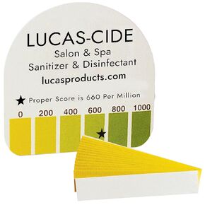 Quat Test Strips - Sanitizer Test Strips Food Service - 0-1000 ppm Test Strips for Sanitizing Solution - Pack of 15 Quat Sanitizer Test Strips