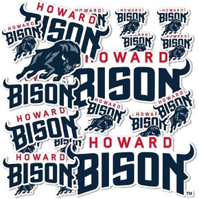Desert Cactus Howard University Sticker Bison HU Stickers Vinyl Decals Laptop Water Bottle Car Scrapbook T1 (Type 1-1)