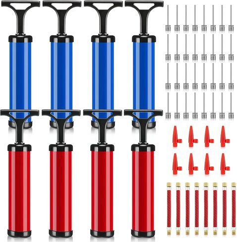 Chumia 8 Sets Ball Pumps Air Pump Bulk for Balls with Needle, Nozzle, Extension Hose Sports Ball Tool for Soccer Basketball Football Volleyball in Saudi Arabia